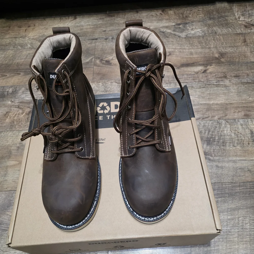 Durodero Steeltoe  Leather Boots Men Size 12